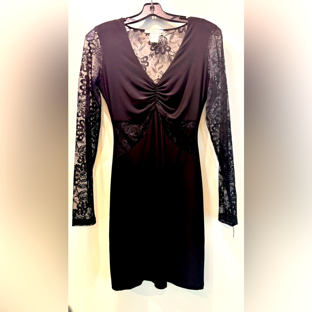 Arden B formal lace black dress